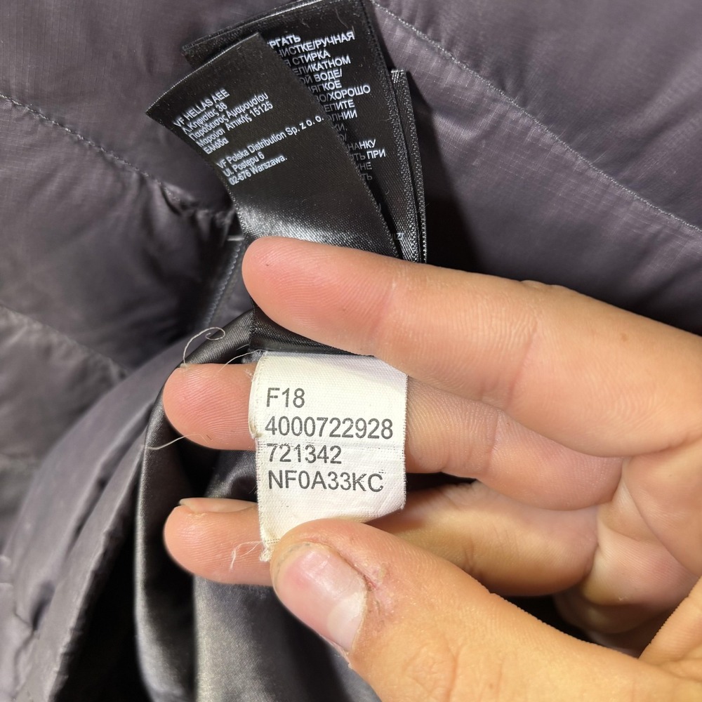 The North Face Jacket Womens Medium Gray 550 Down Hooded Long Puffer Parka Coat - Picture 4 of 11